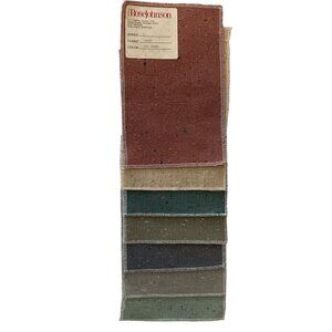 VTG Dollhouse Miniature Fabric Tweed Sample Rose Johnson Assorted Colors Texture